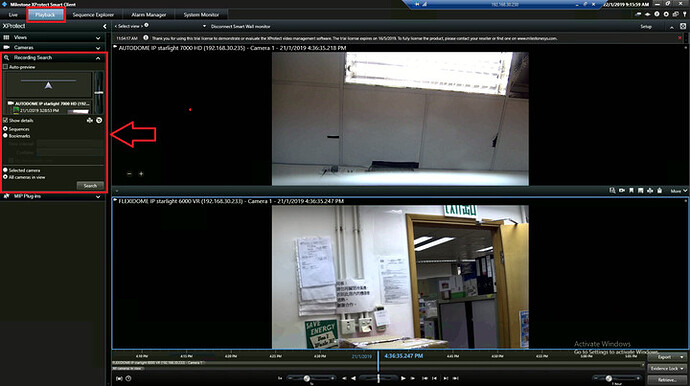 Milestone Recording Search