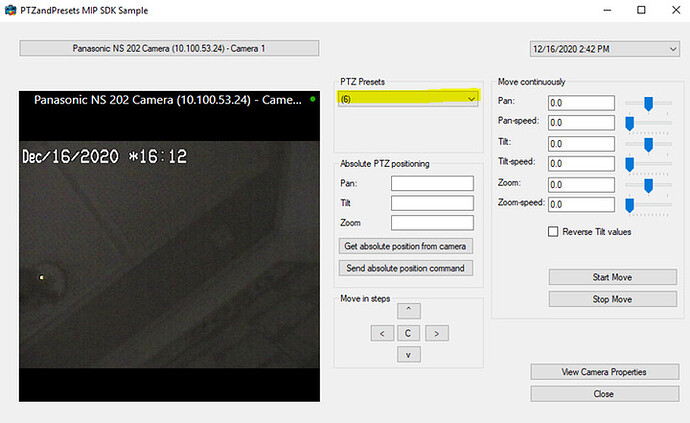 PTZpresets