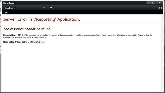 Milestone report error