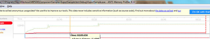 export sample memory