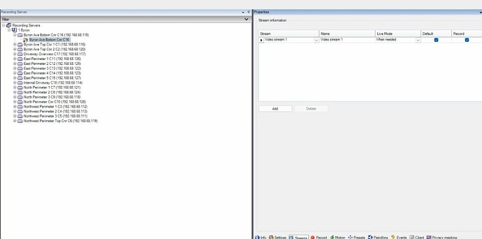 Res and recording Settings