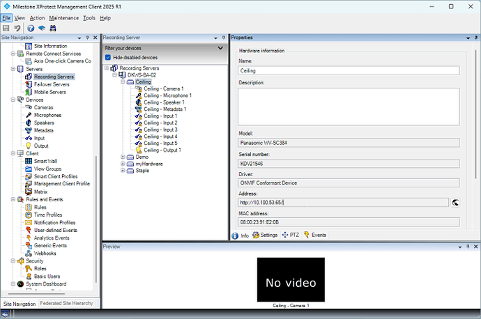 Milestone XProtect Management Client 2025 R1-2025-03-20 15_48_12