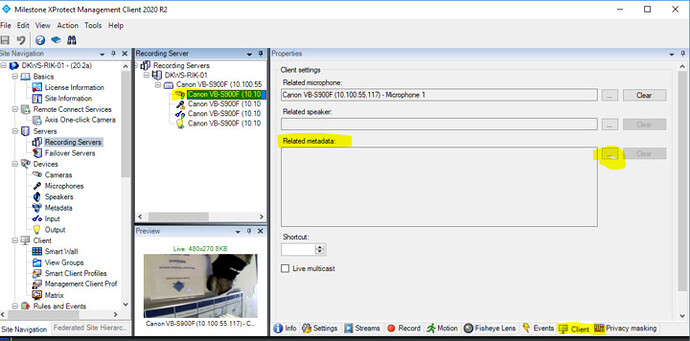 relatedMetadataonCam