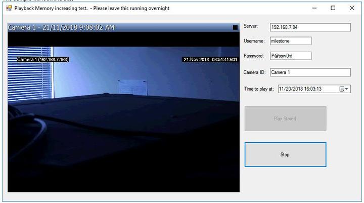 Gallagher_SampleApp_MilestoneVideoPlayback